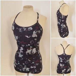 Lululemon Sz 4 Power Y Tank Top Multicolor